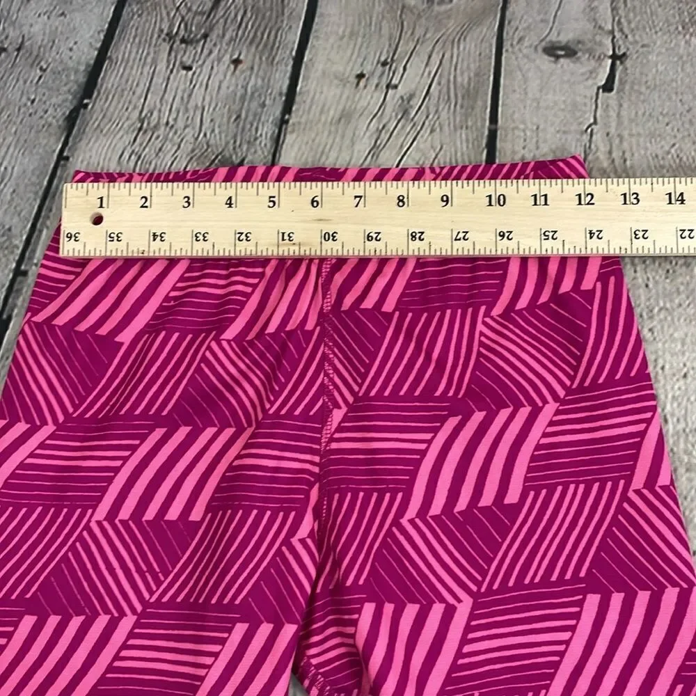 Lands’ End Pull on Long Leggings Bright Pink size L
